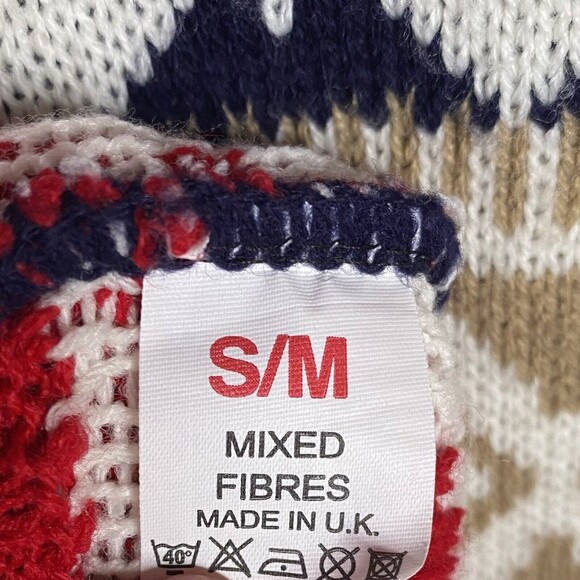 Ugly Christmas Party Unisex Ugly Christmas Sweater Reindeer Men Sz S Women Sz M - Picture 4 of 7